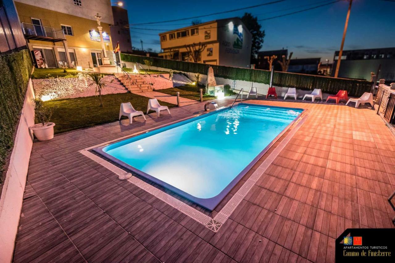 Apartamentos Camino De Finisterre Mazaricos Exteriör bild